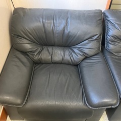 応接ソファ（牛革製）の画像