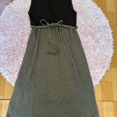 マタニティ　マタニティワンピース　ウール　冬用　2枚の画像