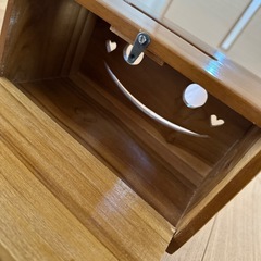 ティッシュケース 木製の画像