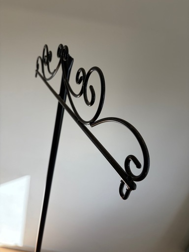 美品】アンティーク調 アイアン ディスプレイスタンド（高さ170cm