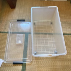 収納ケース　キャスター付きの画像