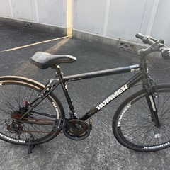 ハマー HUMMER クロスバイク 460mm 700×32C 外装18段変速 CRB7018DR BK 中古　 自転車の画像