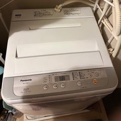 Panasonic 洗濯機NA-F50B11-S 全自動洗濯機 シルバー [洗濯5.0kg /乾燥機能無 /上開き] の画像