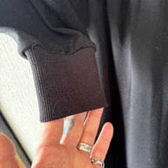 Armeniaフード付ウエストリブワンピの画像