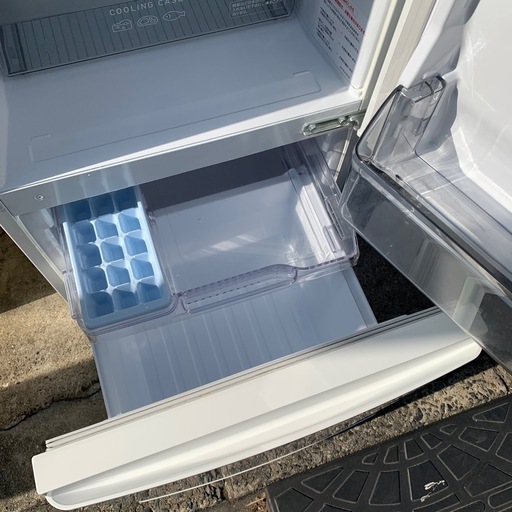 2022年製　三菱　2ドア冷蔵庫　168L MR-P17EG-W