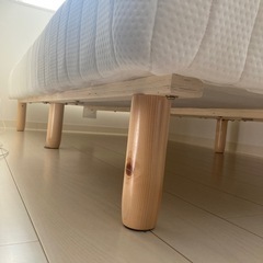 脚付マットレス セミダブルの画像