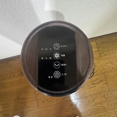 Three-up スリムタワーファン EFT-1603/EFT-1604 木目調 リモコン付 2016年製 の画像