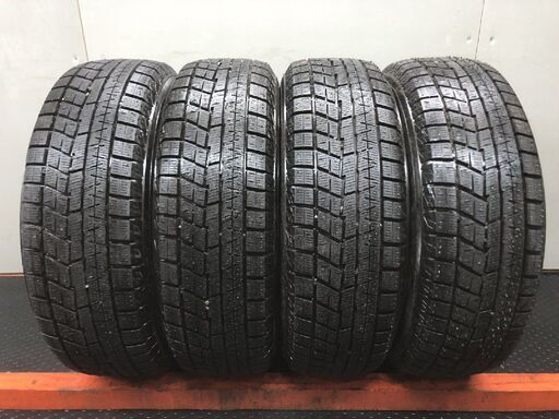 【未走行に近い】YOKOHAMA ice GUARD iG60 185/65R14 14インチ スタッドレス 4本 21年製 ラシーン モビリオスパイク ランサー等　(STN100)