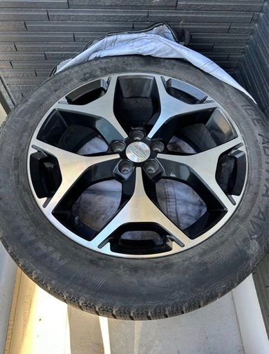 【値下しました】
フォレスター純正ホイール４本セットスタッドレス225/55R18