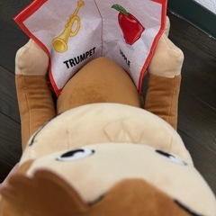 【ぬいぐるみ】おさるのジョージ　本付きの画像