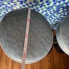 【2月末まで】ヴィンテージ調★カウンターチェア4脚セットの画像