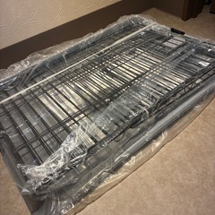 【最終値下げ★】猫ゲージ　キャットゲージ一段　大型猫用 幅75*奥行50*高さ44 グレーの画像