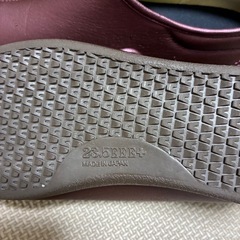 介護シューズ　紫　レディースの画像