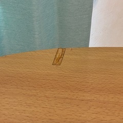 最終値下　木製 折りたたみテーブル　オーバルテーブル　　の画像