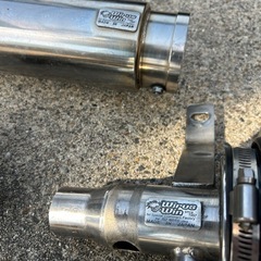 ウィルズウィン製マフラーとエアクリとブローオフの画像