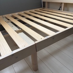 2023年購入セミダブルベッドフレームの画像