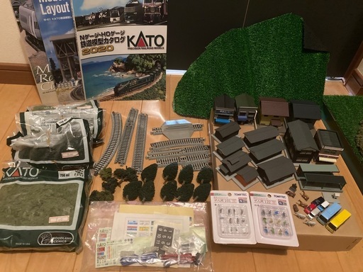 【ご購入予定者決定済みです】Nゲージ　ジオラマ　大型　手作り　鉄道 