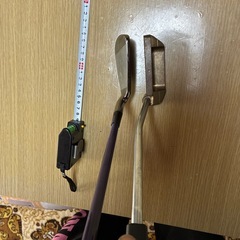 練習用ゴルフクラブ2本の画像