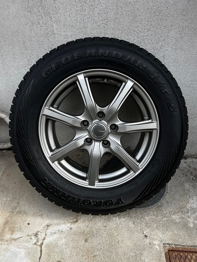 最終値下価格　215/65R16 ヨコハマ GEOLANDAR i/T-S スタッドレス付アルミホイール4本セット 2013年製