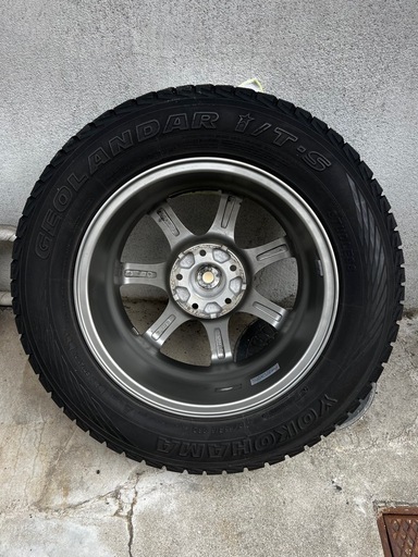最終値下価格　215/65R16 ヨコハマ GEOLANDAR i/T-S スタッドレス付アルミホイール4本セット 2013年製 
