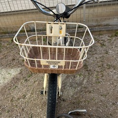 【値下げOK】キッズ 自転車14型 あさひ イノベーションファクトリー アイボリー　の画像