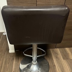 【募集中止
】背もたれ付カウンターチェア【2脚】 の画像