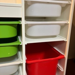 IKEA イケア　トロファスト　白　階段の画像