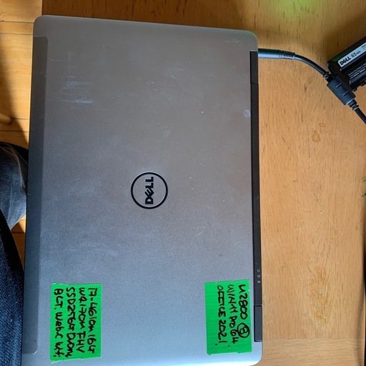 人気機種大特価！win11pro64bit Dell precision m2800改その⑧。i7 4610QM Firepro W4
