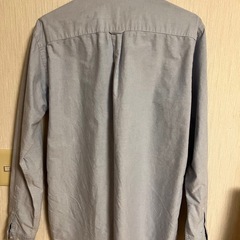 値下げ✨GUスカイブルー長袖シャツ  Lサイズの画像