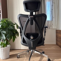 【SIHOO】ハイバックオフィスチェア　ヘッドレスト、可動式アームレスト付の画像