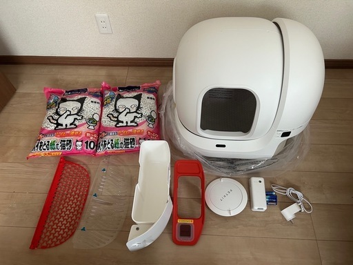 【売約済み】PETKIT 自動猫トイレ 一式セット（猫砂付き）