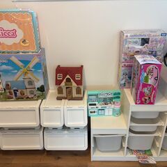 【まとめて2000円】リカちゃん・シルバニアファミリーなど おもちゃ大量セットの画像