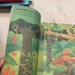 Livro de colorir:　　　　vamos pintar e colar   a selvaの画像