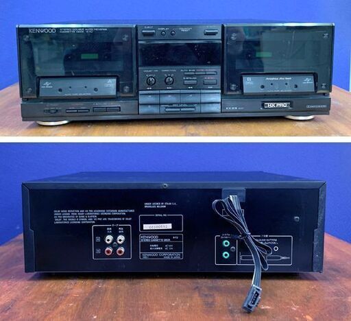 KENWOOD X-7J ダブルカセットデッキ ジャンク(テープＢ不良) CASSETTE DECK ケンウッド ROXY G7 札幌