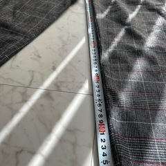 グレー系チェック カジュアルパンツ　 の画像