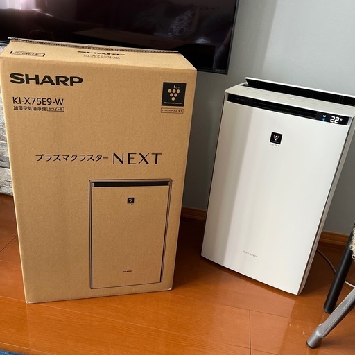 ハイグレードモデル2021年製シャープ 加湿空気清浄機 KI-X75E9-W