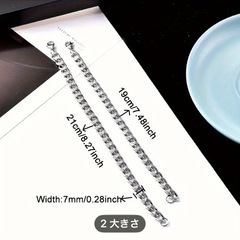  D⭐️新品・未使用⭐️ブレスレット🟪チタニウム製🟪長さ：19cm🟪の画像