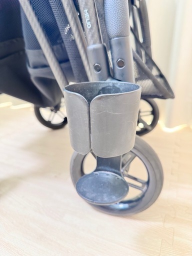 CYBEX メリオカーボン 純正フットマフ・エアラブ付 ディープブラック