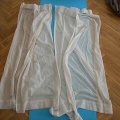 レースカーテン 2枚セット　カーテン　100×130cm　USEDの画像