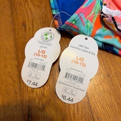 キッズ　水着　上のみ　サイズ10〜12の画像