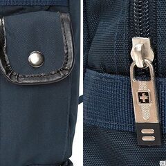 ナイロンボディバッグ SWISS WIN ブラックの画像