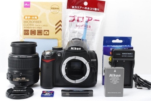 ❤Nikon D5000❤スマホ転送OK❤Wレンズセット❤一眼デビュー❤美品❤ Nikon D5000 レンズセット スマホ転送OK 動画撮影・自撮り可 - メルカリ