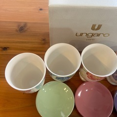 ungaro 食器セット カップ5個 皿5個の画像