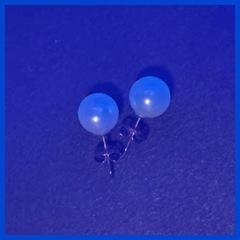 三重県伊勢市　本真珠 あこや真珠 本パール パール 18金 K18 ピアス 花珠の画像