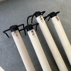 【4本セット】潮干狩り 熊手 くまで  潮干がり しおひがり ガーデニング 土起こし 除草作業　の画像