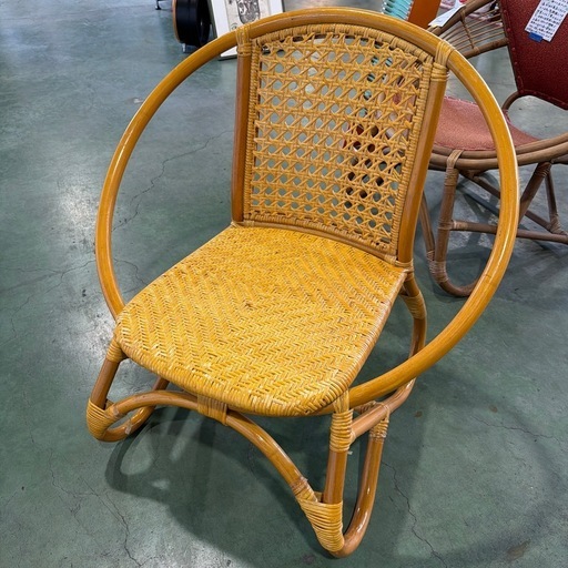 チェアラタン昭和レトロラタンチェアおしゃれ家具ヴィンテージ