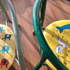 子供用パイプ椅子2個セット！の画像