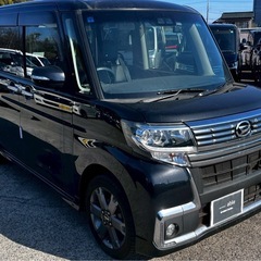 【支払総額29.8万円】h29年式後期型タントカスタム4WD車検令和10年1月機関良好 SAⅢ フルセグTV バックカメラ ハーフレザーの画像