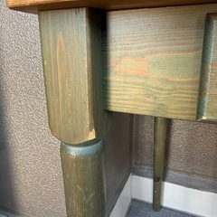 カントリー調スェーデン製机と椅子の画像