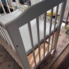【1,000円】KATOJI ベビーベット　90×60マットレス付きの画像